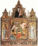 Ambrogio Lorenzetti St Michael Spain oil painting artist